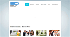 Desktop Screenshot of barrioalto.cl