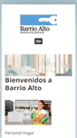 Mobile Screenshot of barrioalto.cl