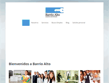 Tablet Screenshot of barrioalto.cl